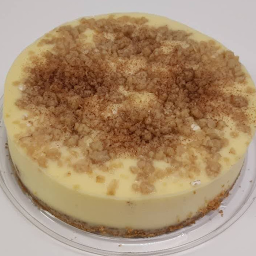 6"Apple Crumble No Gelatin Cheesecake