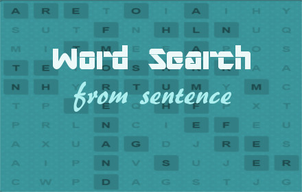 Search Words from Sentence small promo image