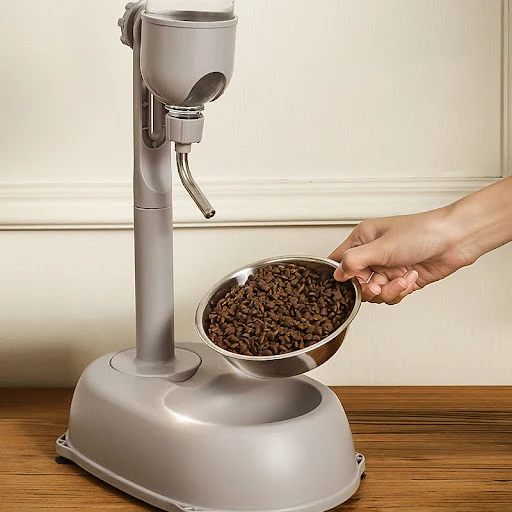 HOOPET Automatic Pet Dispenser Anti-tip Dog Bowl Drinking Water Bottle Feeder Hanging Kettle Cat Food Container Pets Sup