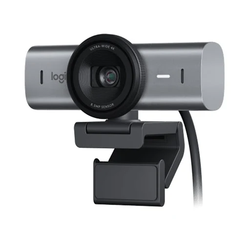 Thiết bị họp trực tuyến Webcam Logitech MX Brio 4K Ultra HD (Graphite)