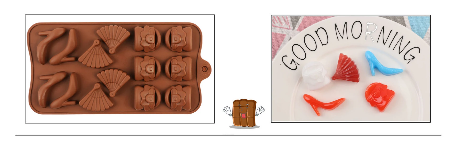 Title 3, New Style Multi-style Silicone Chocolate Mold E...