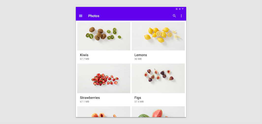 Spacing methods - Material Design