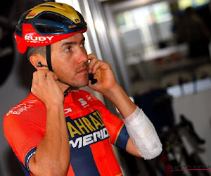 Italiaanse klimmer van Bahrein Merida loopt hersenschudding op na zware val in Waalse Pijl