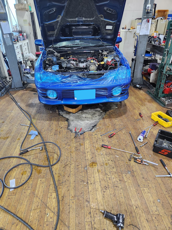 インプレッサ クーペの整備不良車・整備手帳・インプレッサ クーペ・インプレッサWRXSTI・エムオートヤバイに関するカスタム事例の投稿画像1枚目