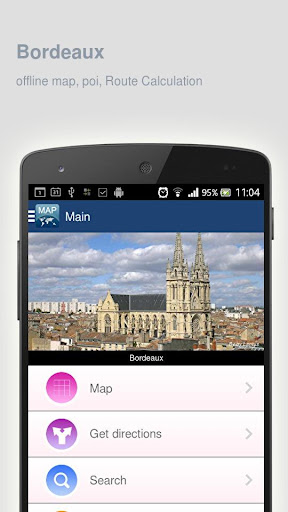 Bordeaux Map offline