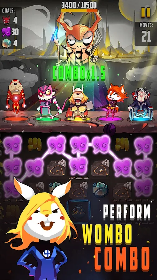   Petvengers: Super Hero Puzzle: captura de tela 