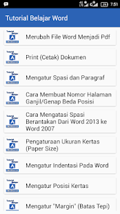 Tutorial Belajar Word - náhled