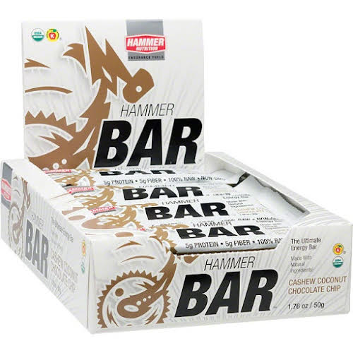 Hammer Nutrition Hammer Bar: Coconut Cashew Chocolate Box of 12