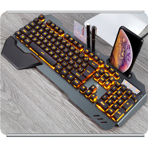 Title 7, Wired mechanical gaming keyboard for ultimate p...