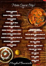 Mughal Bawarchi menu 1