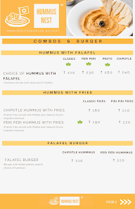 Hummus Nest menu 6