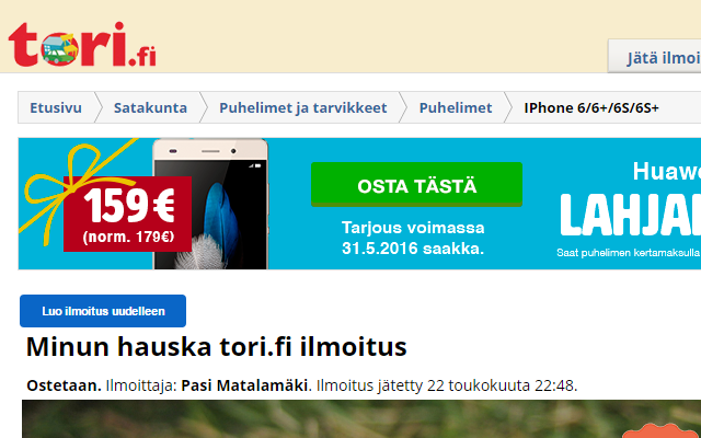 Tori.fi laajennus Preview image 0