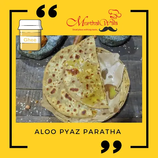 Aloo Pyaz (Desi Ghee) Paratha