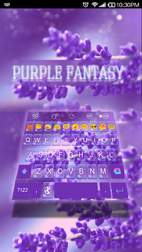 免費下載個人化APP|Purple Fantasy-Emoji Keyboard app開箱文|APP開箱王