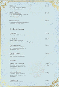 Golden Sidra Hotel menu 6