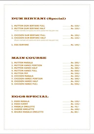 Hotel Baramati Katta menu 7