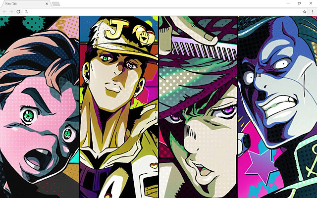 Jojo Bizarre Adventure New Tab & Themes