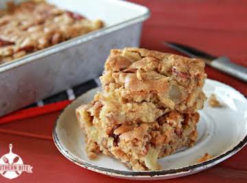 Brown Sugar Apple Blondies