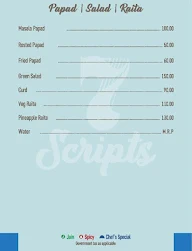 7 Scripts menu 8