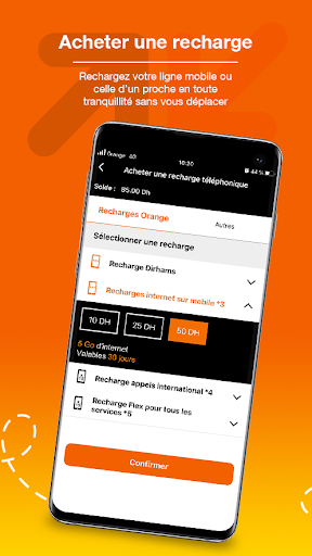 Screenshot Orange Money Maroc