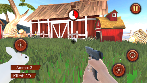 Code Triche Lapin Tirant Chasse 3D - Jeu De Pistolet APK MOD (Astuce) 5