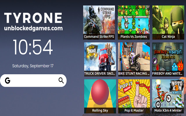 Tyrone Unblocked Games — Tyrone Unblocked Games