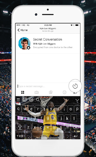 Screenshot Lebron James Lakers Keyboard