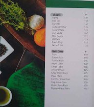 Hotel Krishna Sagar menu 2