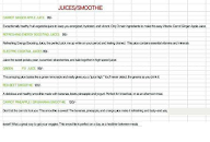 Juicify menu 1