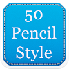 50 Pencil Fonts Style icon