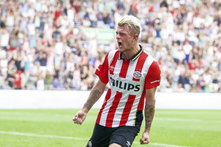 Maxime Lestienne, buteur, relance le PSV contre Feyenoord (VIDEO)