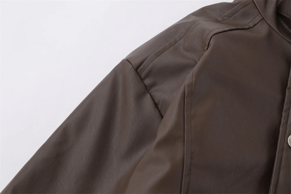 Title 6, Cappotto baggy integrale moto invernale in PU, ...