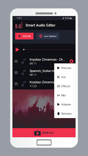 Screenshot Smart Audio Editor - Join Cut