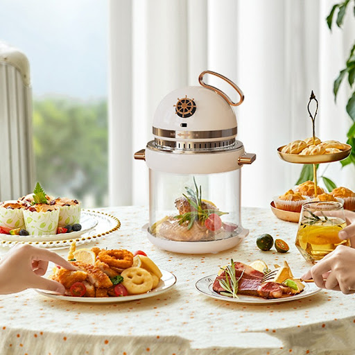 Title 1, 4L Transparent Visible Air Fryer — Cook healthy...