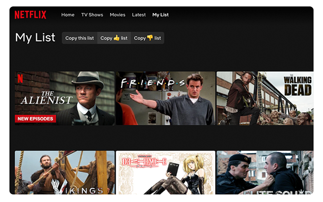 Netflix List Exporter Preview image 3