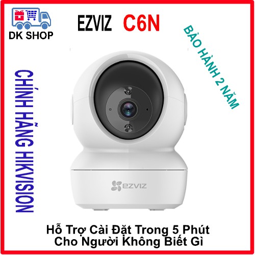 Camera Thông Minh Ip Wifi Ezviz C6N 4Mp Độ Phân Giải 2K - Trong Nhà - Chính Hãng - Xoay 360 Độ - Giá Rẻ.