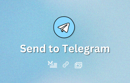 Send to Telegram small promo image