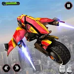 Cover Image of Скачать Flying Robot Bike Transform - Robot Bike games 1.0.0 APK