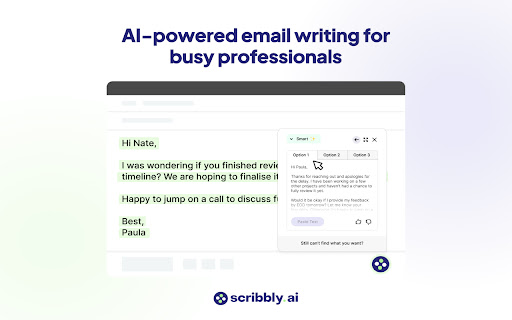 Scribbly AI: ChatGPT Email Assistant