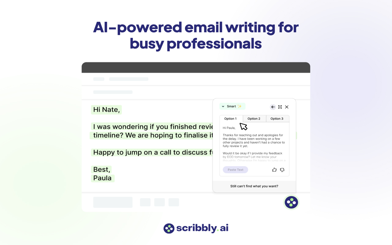 Scribbly AI: ChatGPT Email Assistant Preview image 1