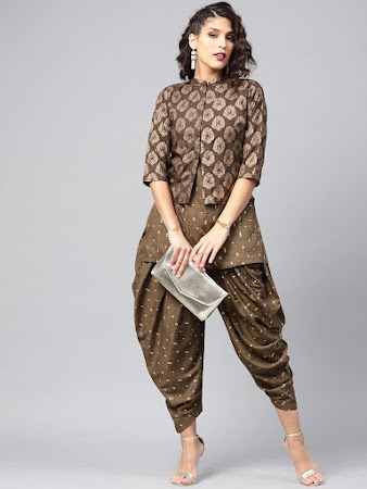 last-minute-diwali-outfit-ideas_DhotiTopandJacket_Myntra