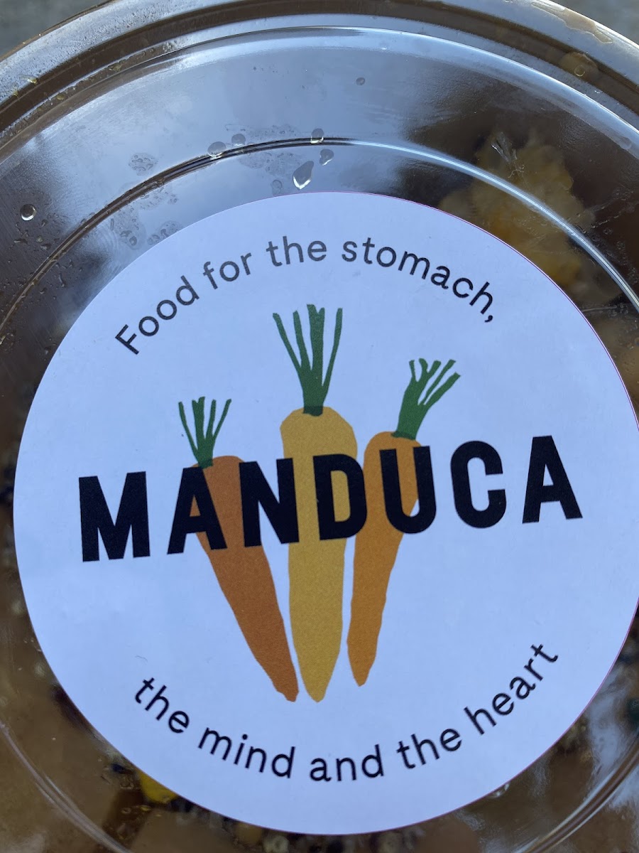 Manduca Corner Gluten Free Take Away gluten-free menu