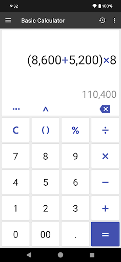 Screenshot ClevCalc - Calculator