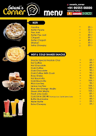 Swamis Corner menu 2