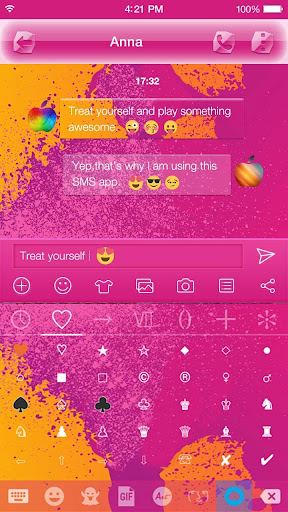 Rainbow Art Emoji Keyboard