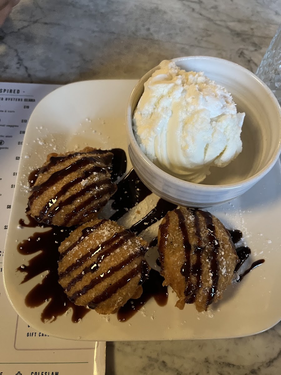 Gluten free deep fried oreos!