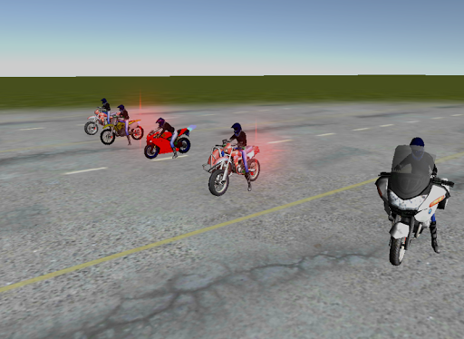 Motorbike Driving Simulation