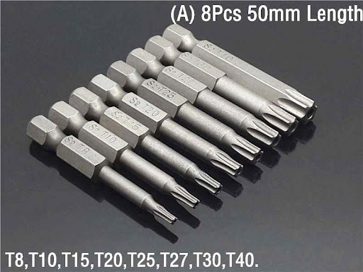 Title 6, Plum blossom bit with magnetic drill. Drill pre...
