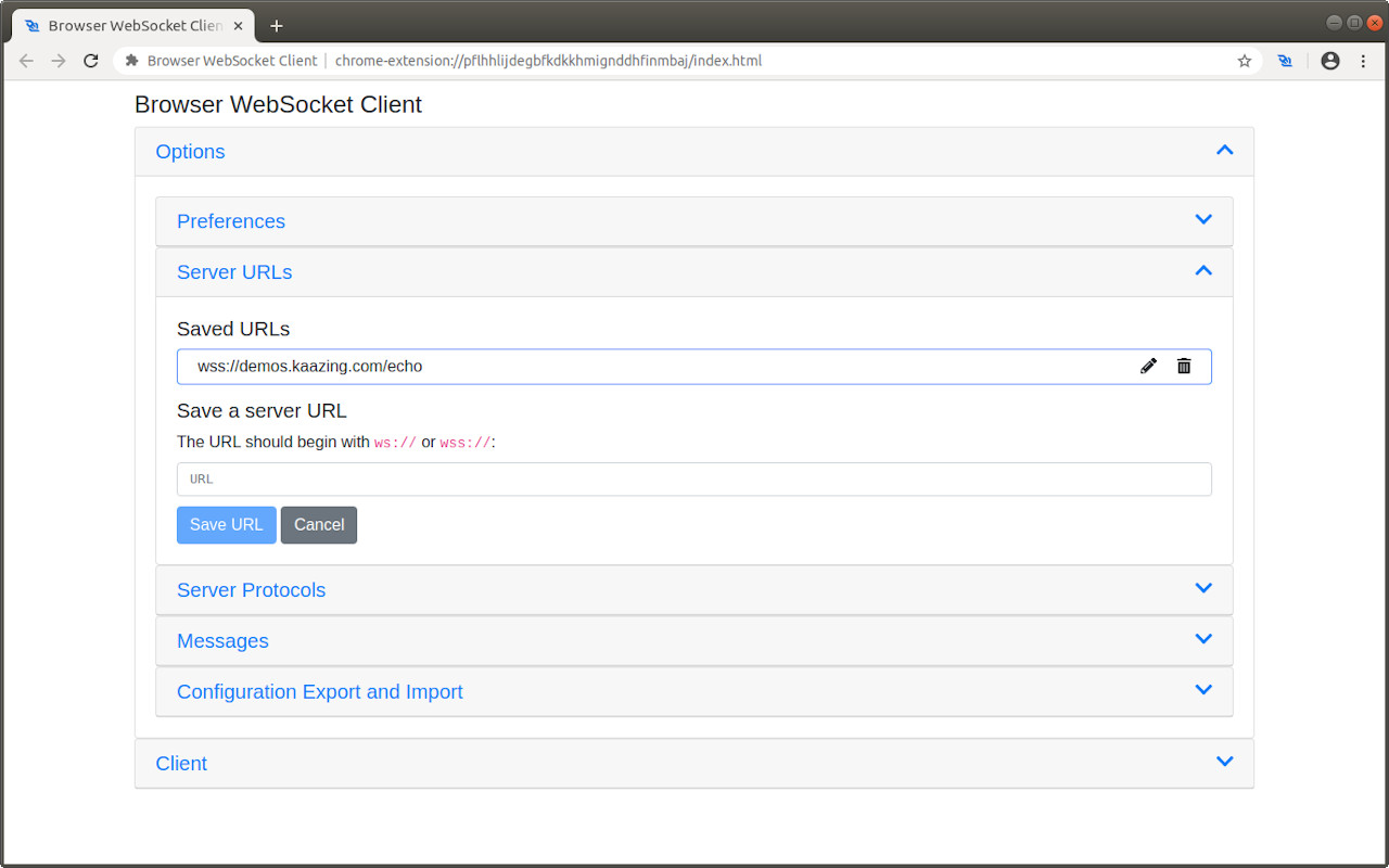 Browser WebSocket Client Preview image 1