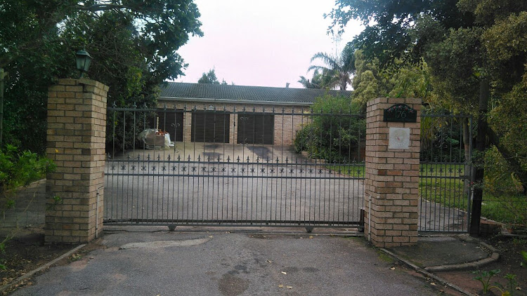 The property where Mark Minnie's body was found on Tuesday morning